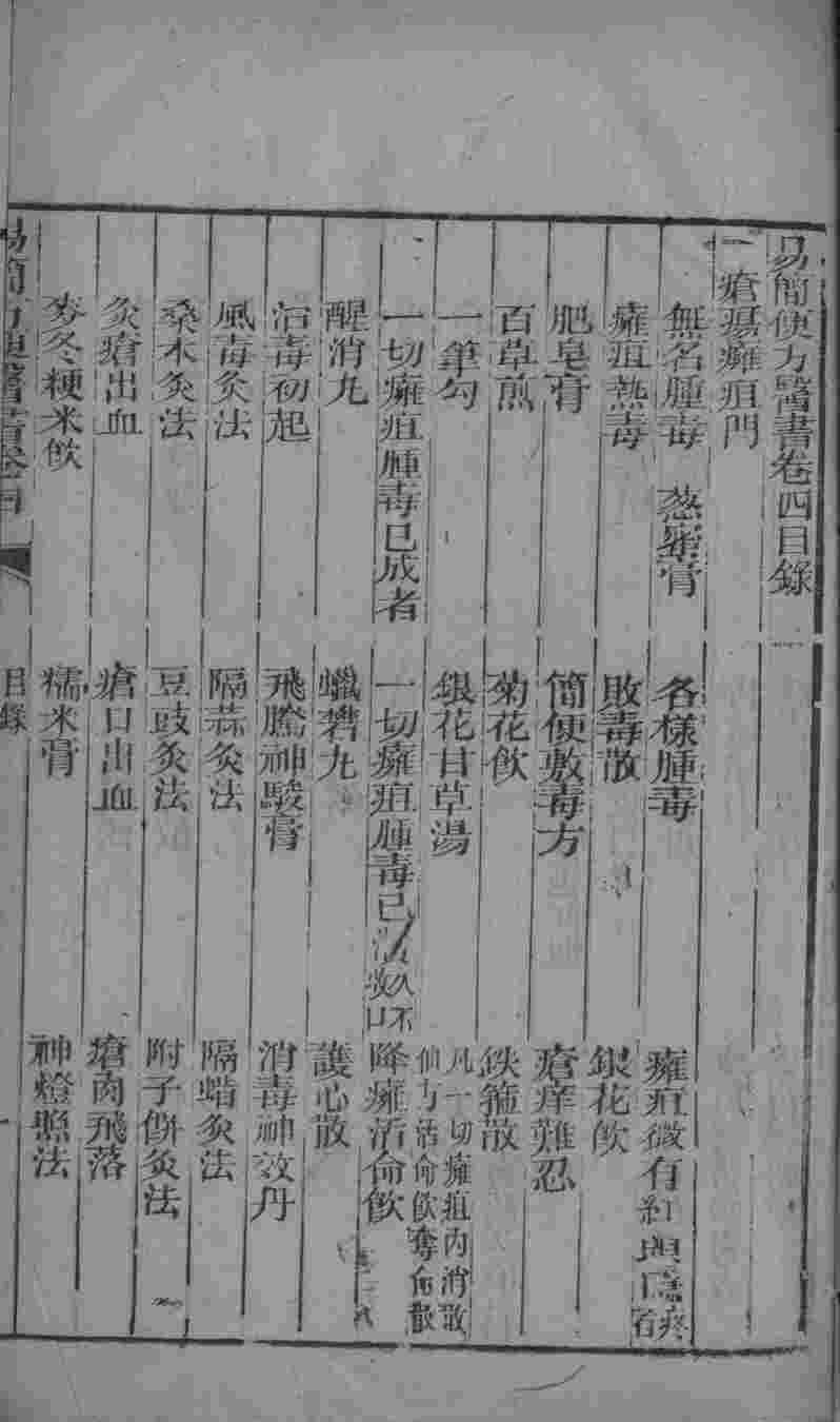 易简方便医书  卷4